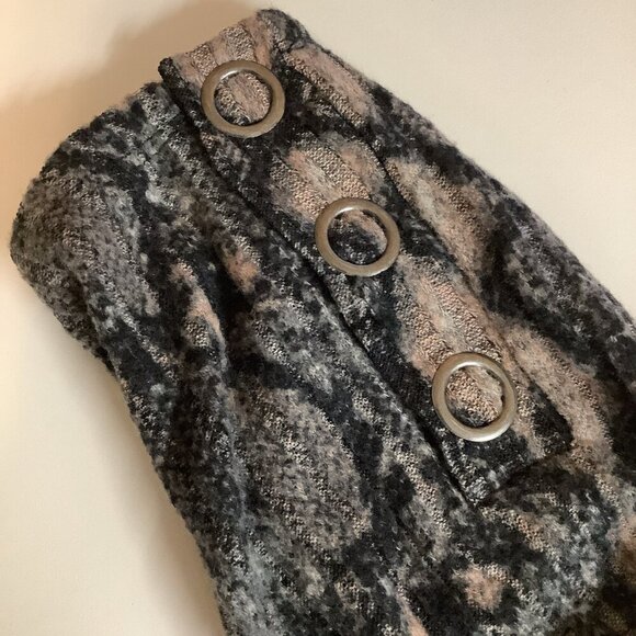Belle By Belldini Size 3X Thin Sweater Brushed Hacci Leopard Print Sweater. New - Picture 6 of 9